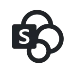 Ms Sharepoint SVG Icon